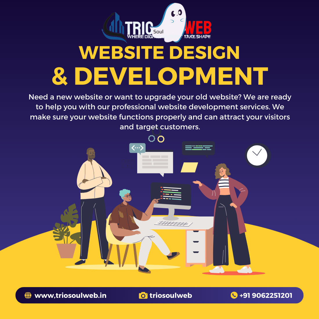 Triosoulweb Website Design and Development
